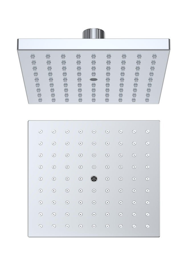 Hindware Italian Collection F160216CP Classical Air Function Overhead Shower for Bathroom | 150mm - Square Shape | Made of ABS | Works in 0.5-3.0 Bar Pressure - Image 1